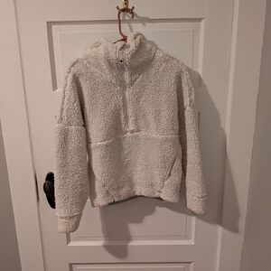 Prana White Sherpa Fleece